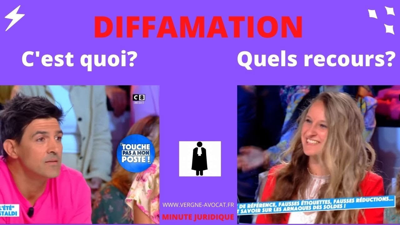 C'est quoi une DIFFAMATION et quels sont mes recours ?