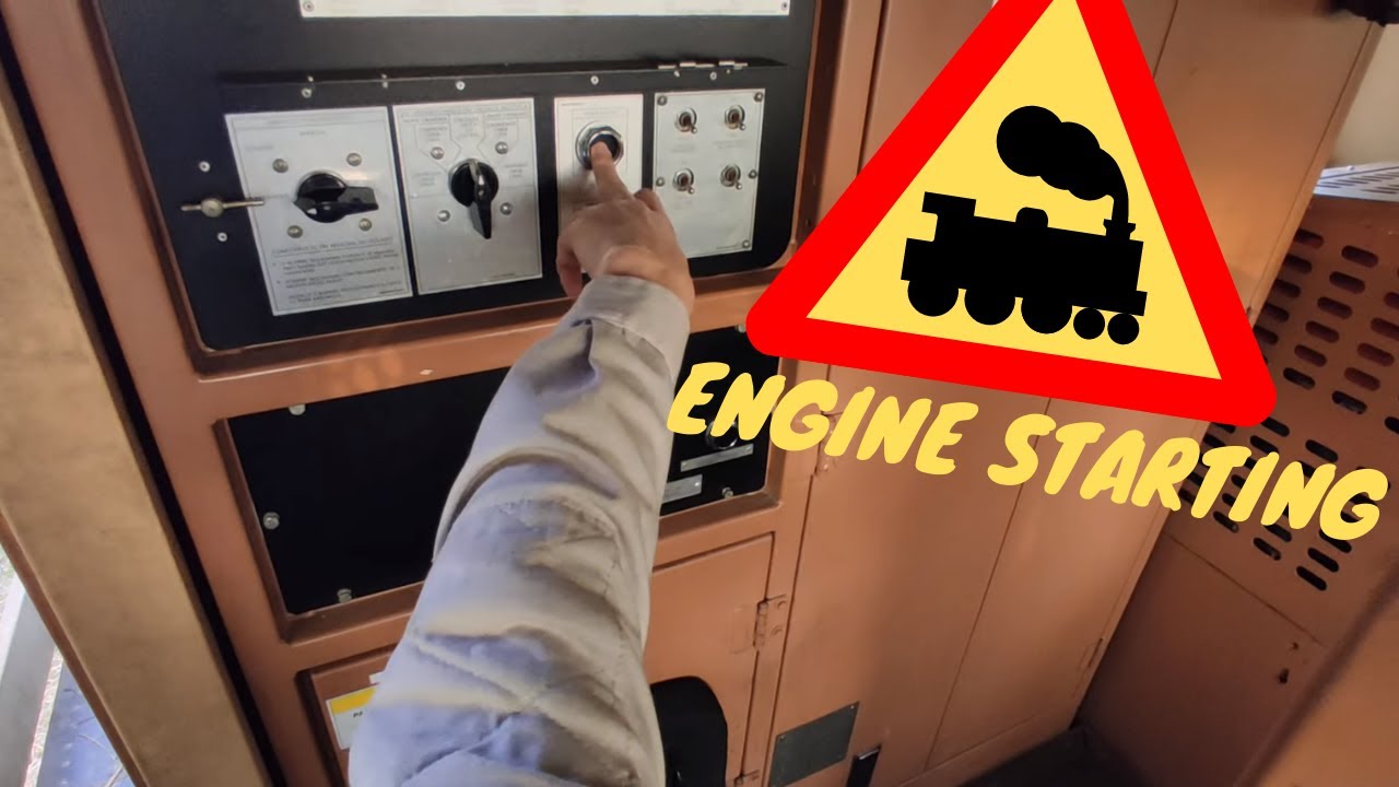 Partida do MOTOR DIESEL LocoMotiva ES43BBi