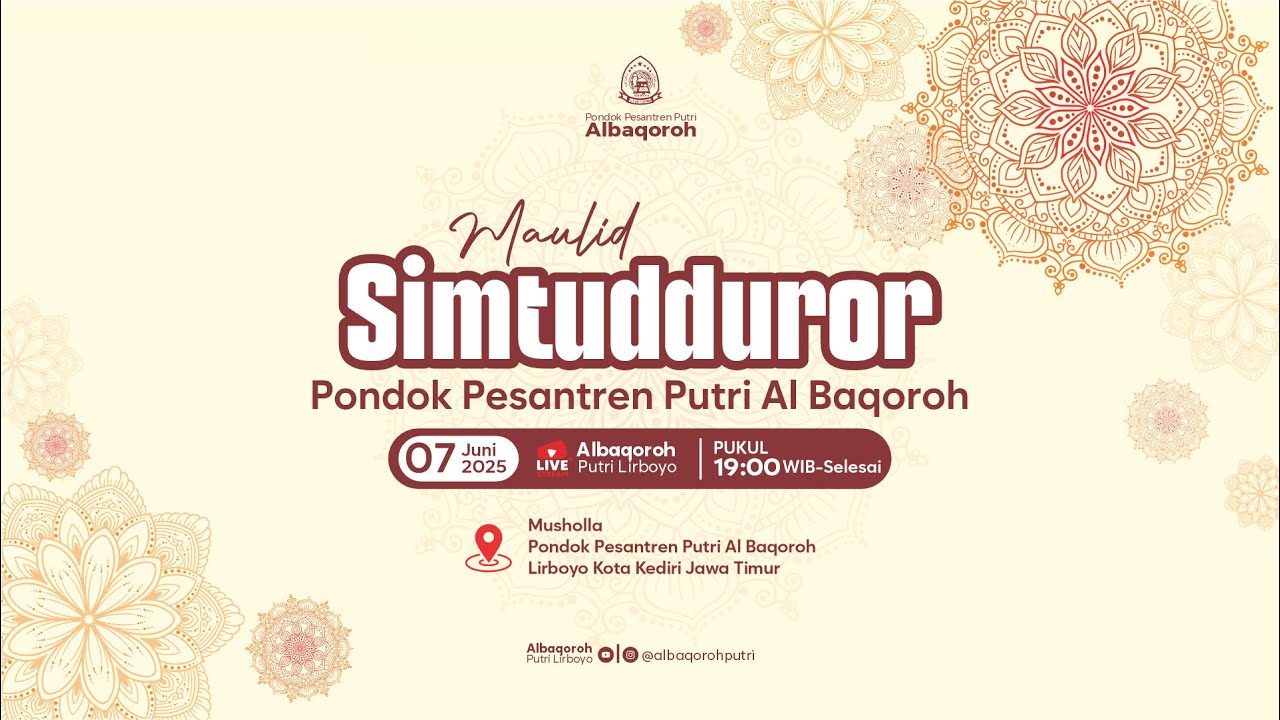 Maulid Simtudduror || Pondok Pesantren Putri Albaqoroh