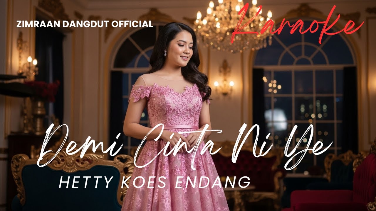 KARAOKE Demi Cinta Ni Ye – Hetty Koes Endang | Dangdut Lawas Minus One by Zimraan Dangdut official