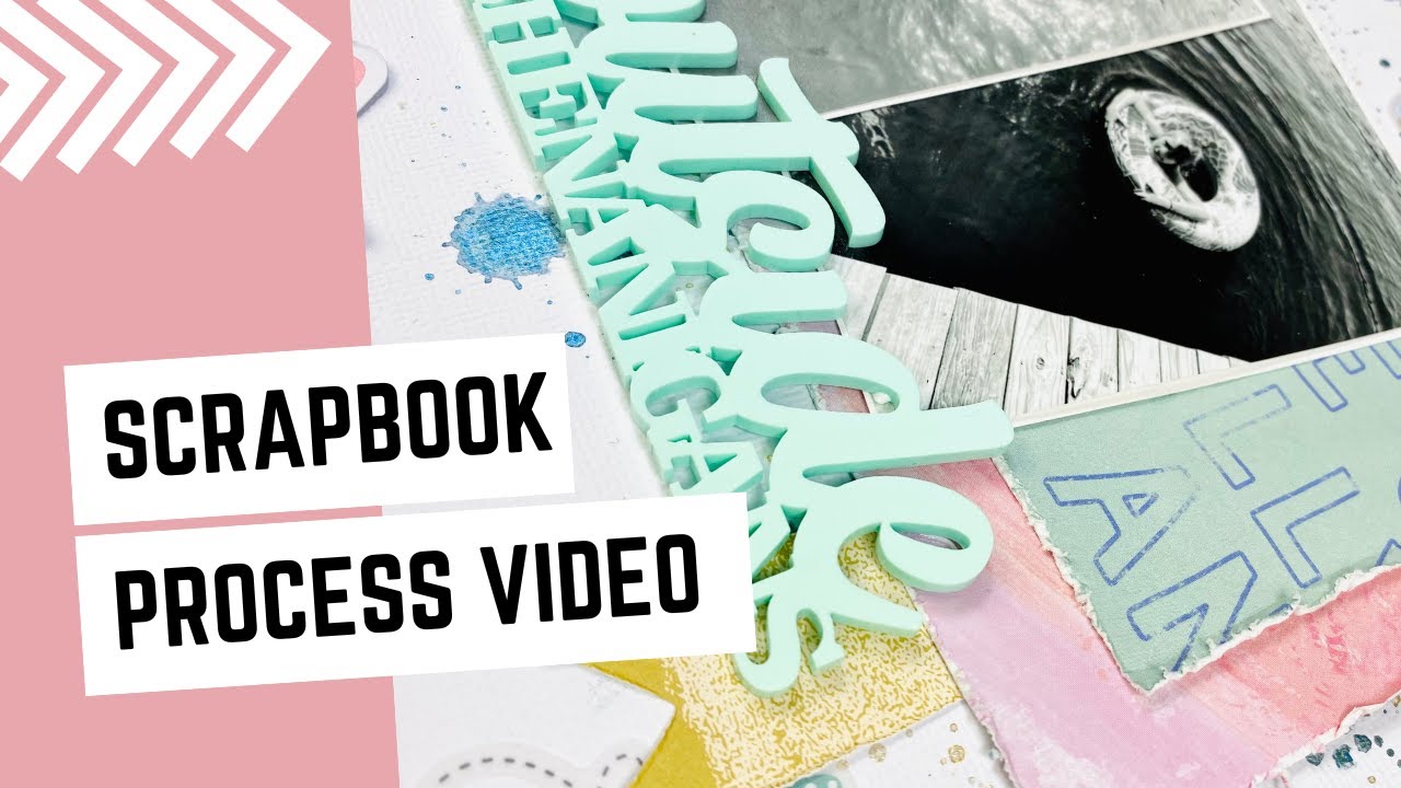 Scrapbook Process Video #229 - Outdoors Shenanigans- Stash Scrapping