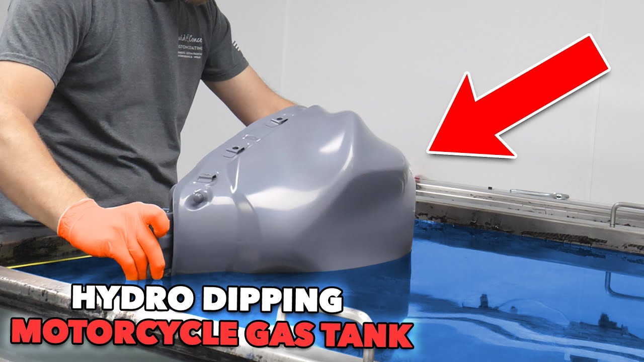 Hydro Dipping Motorcycle Gas Tank