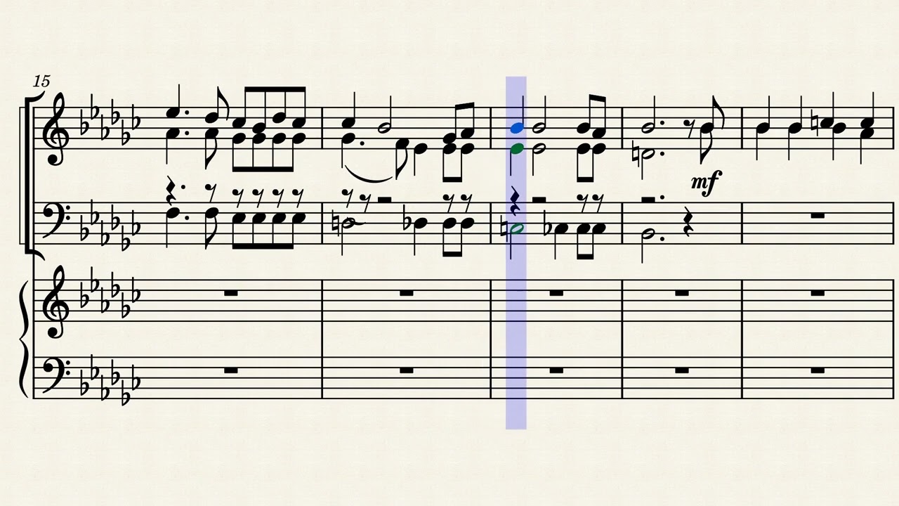 The Lord bless you - John Rutter   (Bass part)