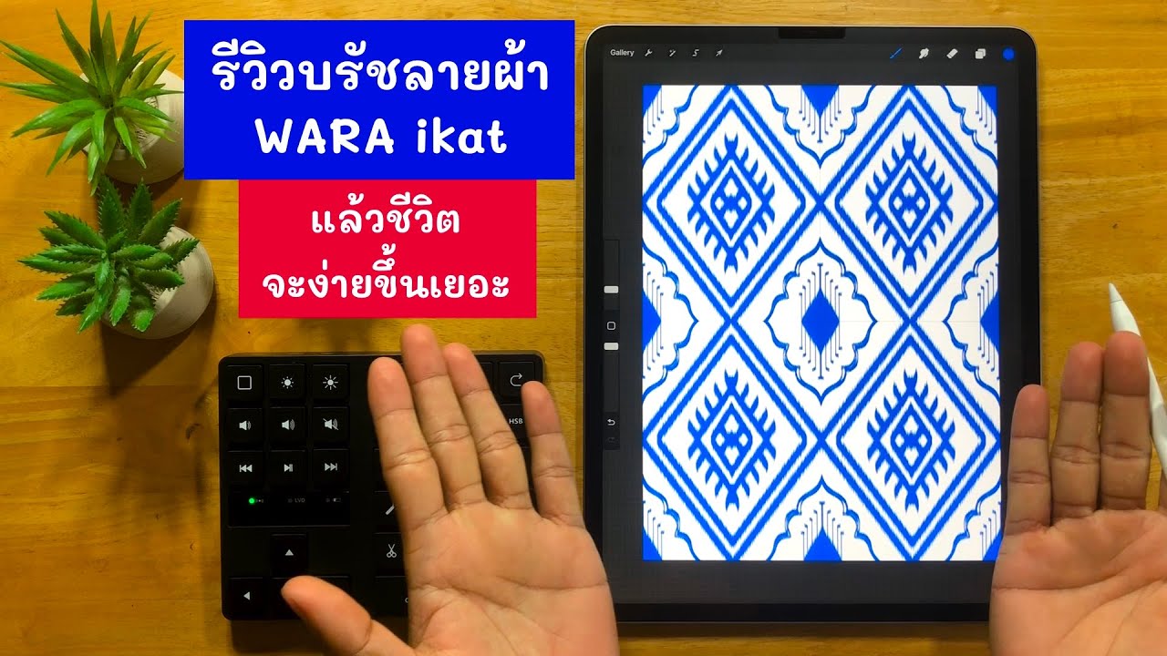 ออกแบบลายผ้าสไตล์ ikat ใช้บรัชตัวนี้ ชีวิตจะง่ายขึ้นเยอะ