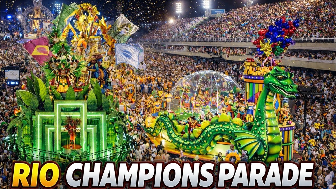 World’s Craziest Carnival! Rio Champions Parade 2026 Full Show