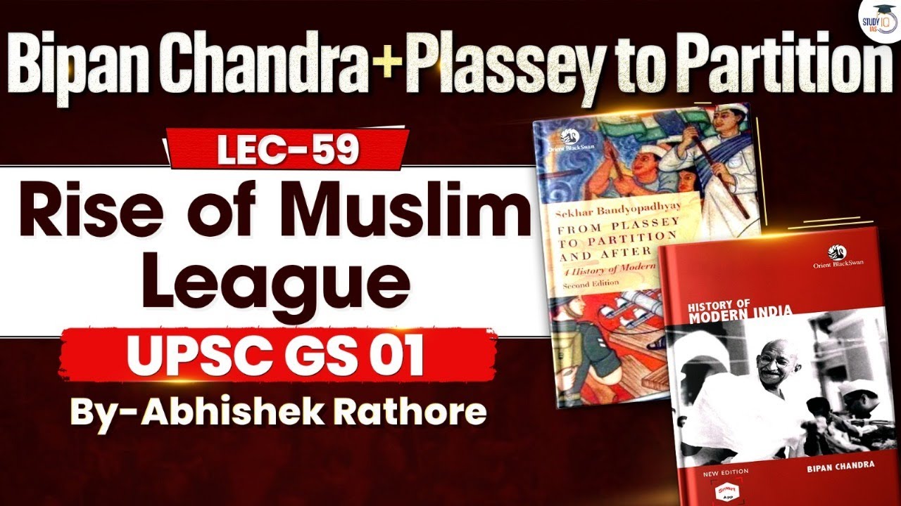 Rise of Muslim League | UPSC Modern History | Lec 59 | StudyIQ IAS