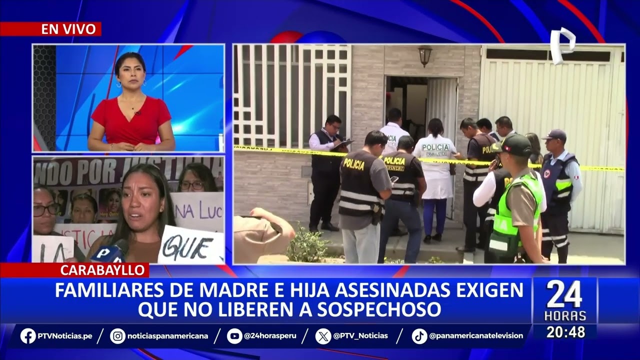Carabayllo: exigen justicia para madre y su hija asesinadas por sujeto (2/2)