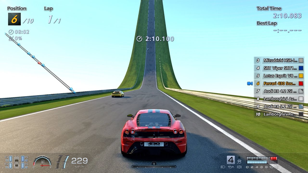 Gran Turismo 6 | Ferrari 430 Scuderia 2007 | Skyfall race | GT6 | PS3