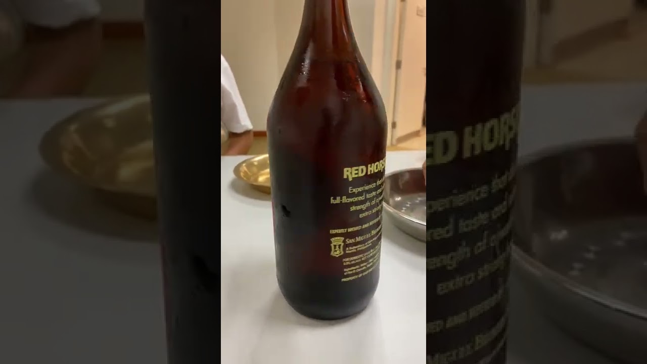 RED HORSE BEER #beer #beerreview #redhorse #shortsyoutube #short #review #capcut  #capcuttrend