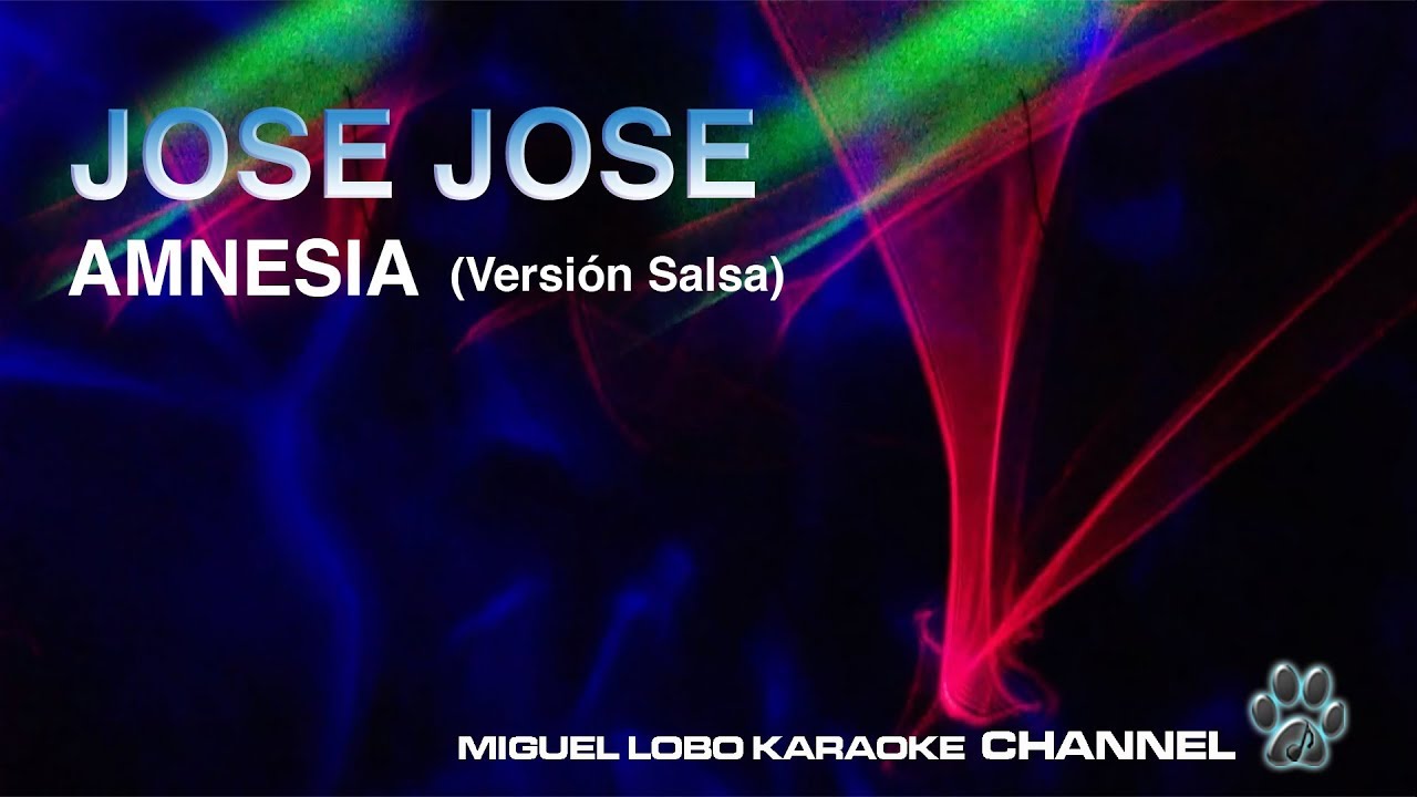 JOSE JOSE - AMNESIA - (Version Salsa) [Karaoke] Miguel Lobo