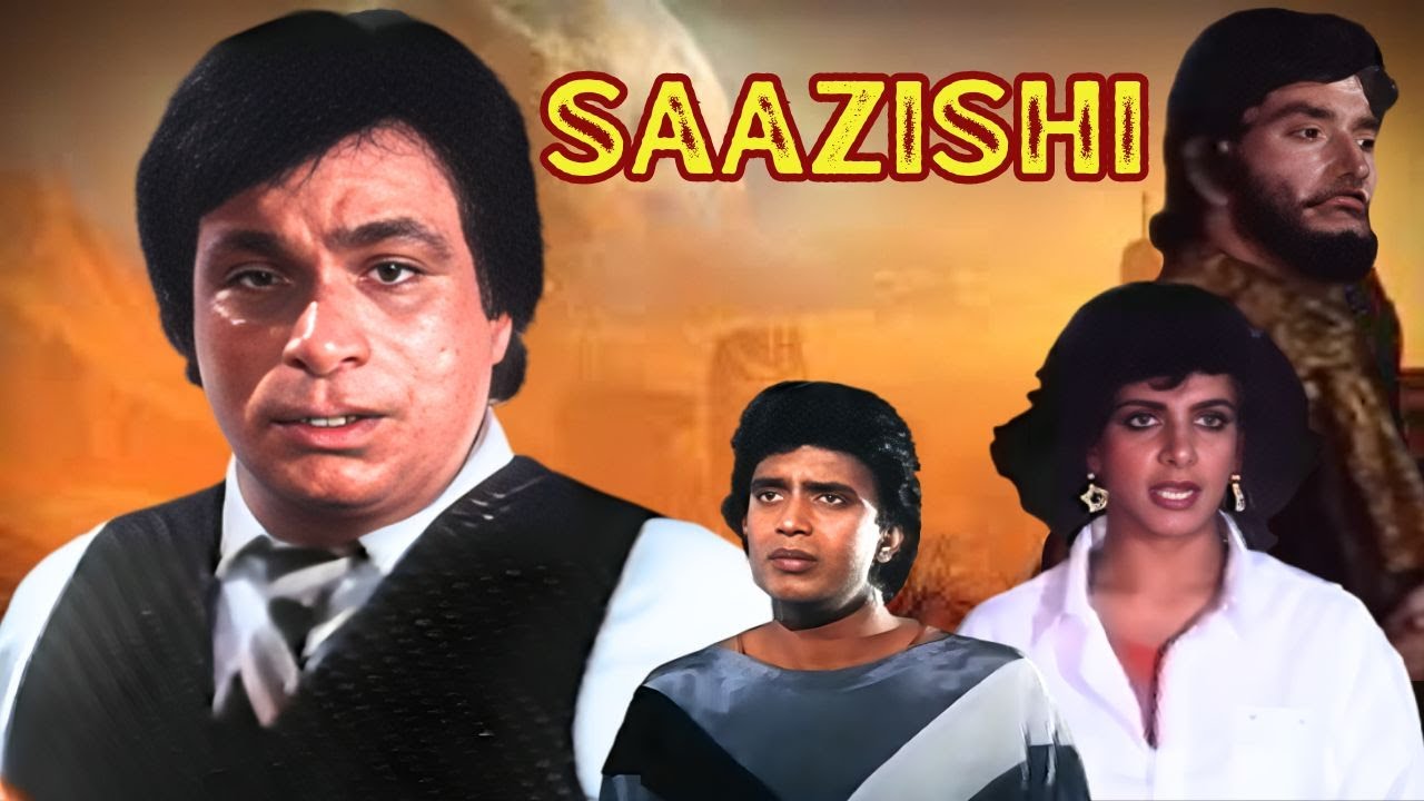 साज़िश - 4K Full Movie - Mithun Da, Raaj Kumar, Kader Khan - Bollywood Action Movie - Saazish 1988