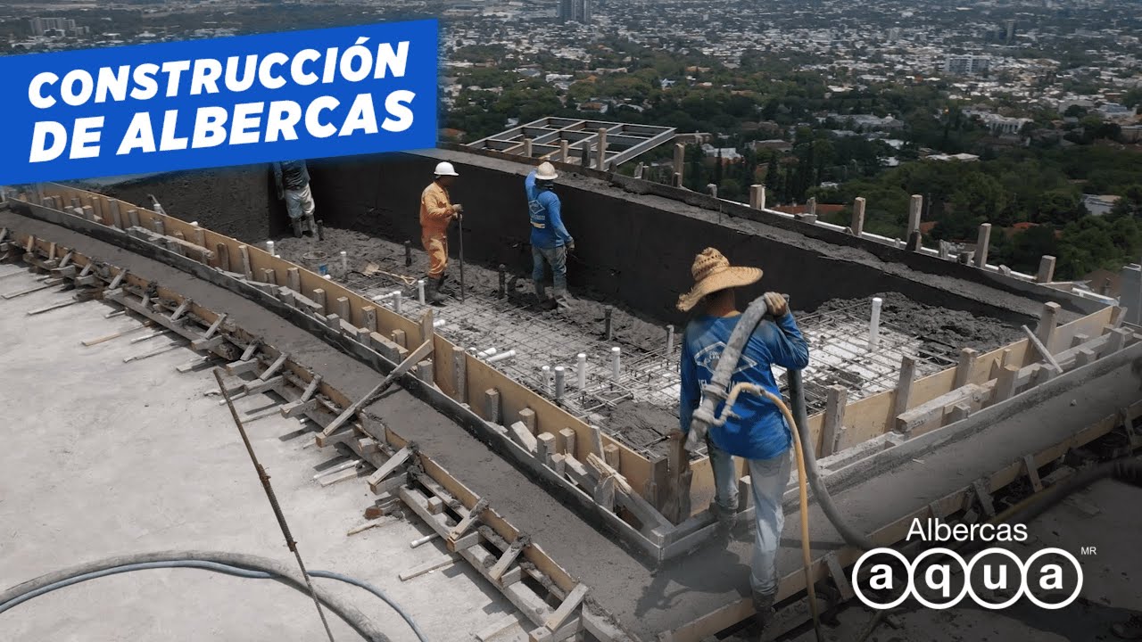 Piscina con DISEÑO ÚNICO y REBOSADERO INFINITO | Albercas Aqua