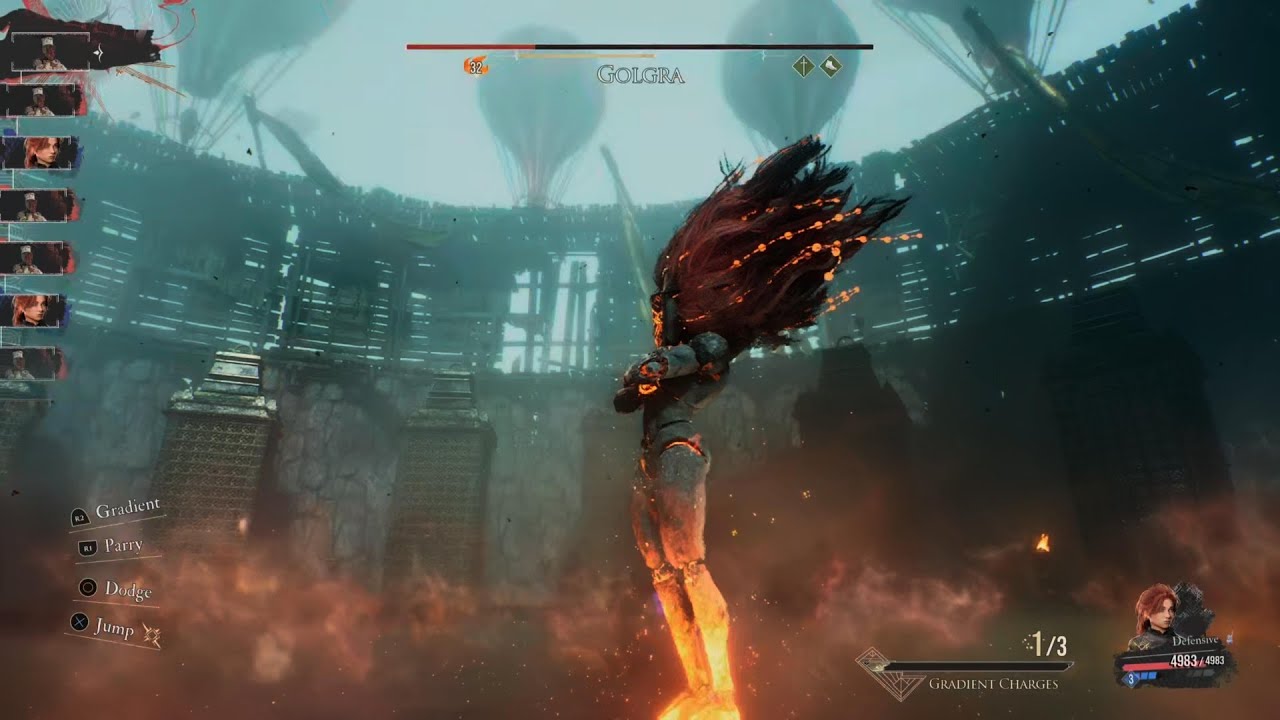 She just arrived to Aura Farm and then leave (Golgra Boss Fight) - Clair Obscur: Expedition 33