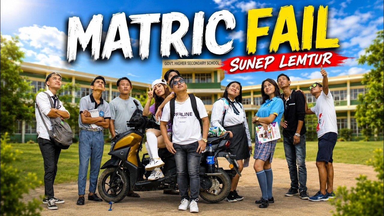 MATRIC FAIL / SUNEP LEMTUR / ENG-SUB GIVEN BELOW / #nagamese  #northeastmusic #student #comedymusic