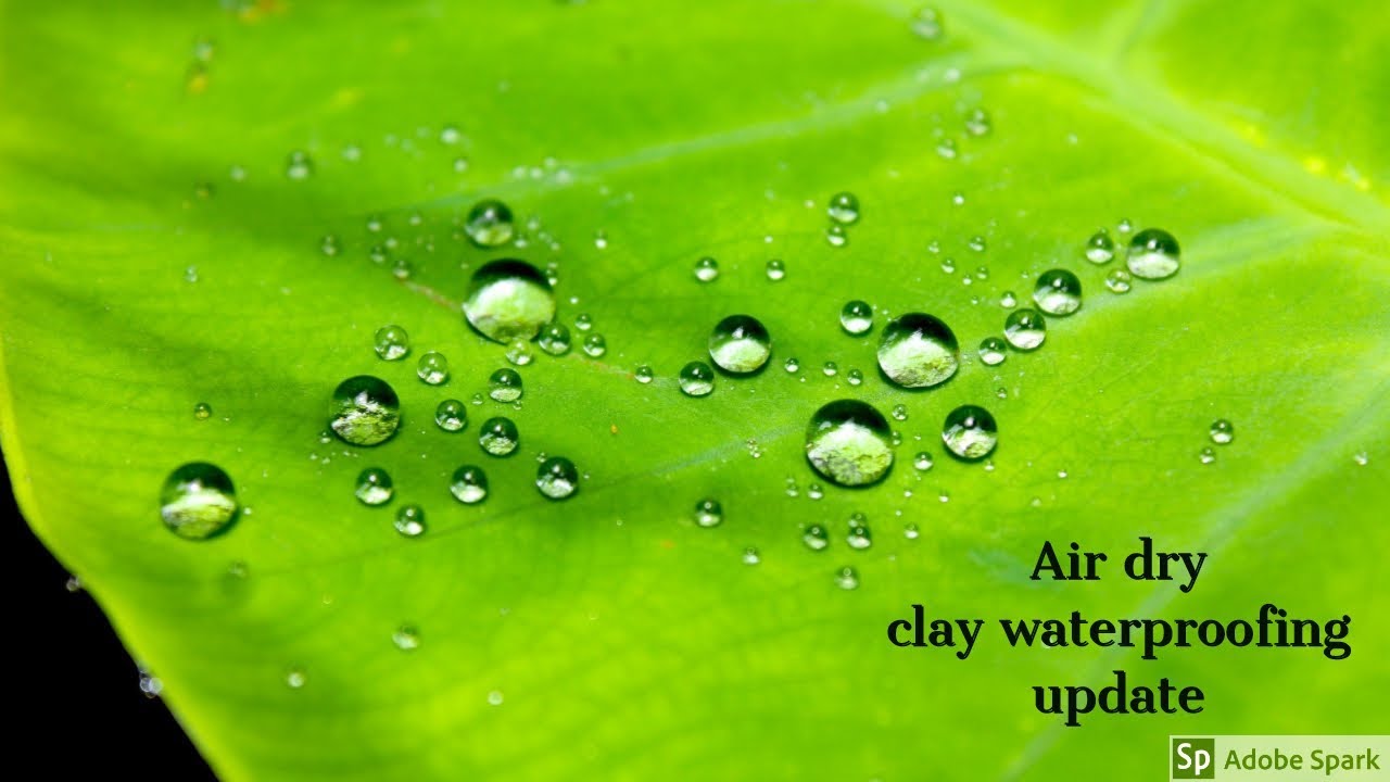 Waterproofing Air dry clay sculptures update