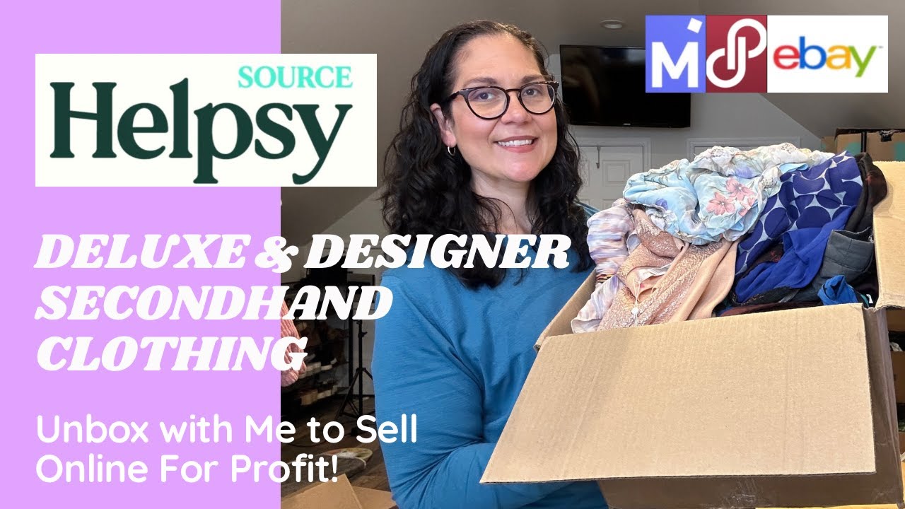 Unbox with Me - Helpsy Source Deluxe & Designer Brands Secondhand Clothing Mystery Box