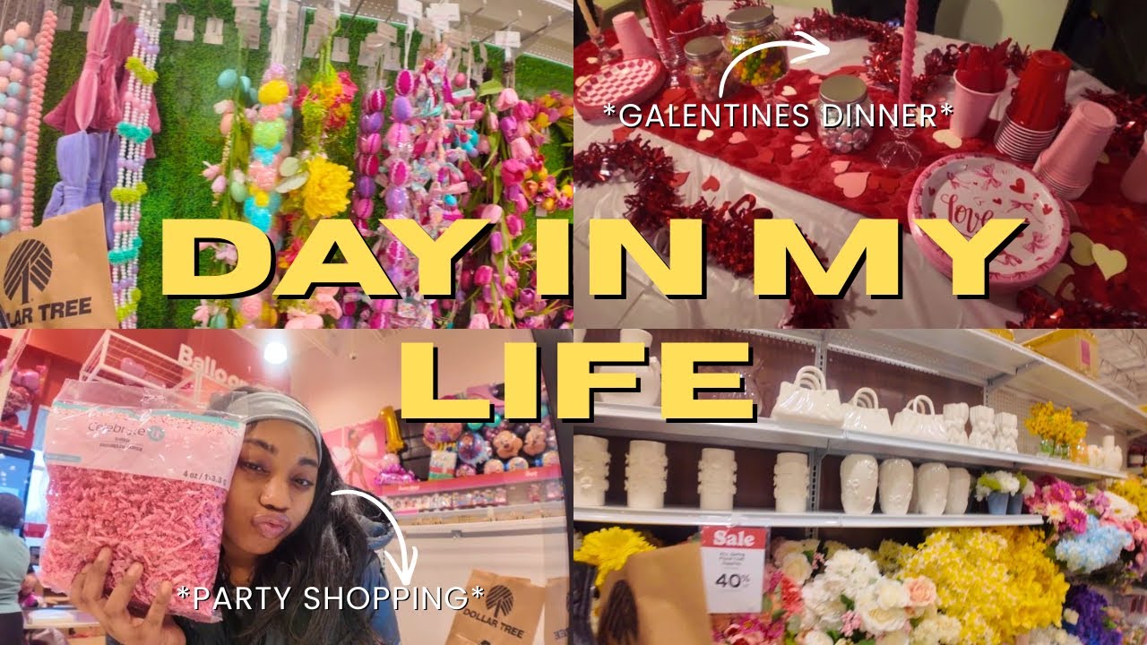 Spend The Day With Me | 3hrs in CVS | Galentines Shopping | Party Decoration 🎀❤️