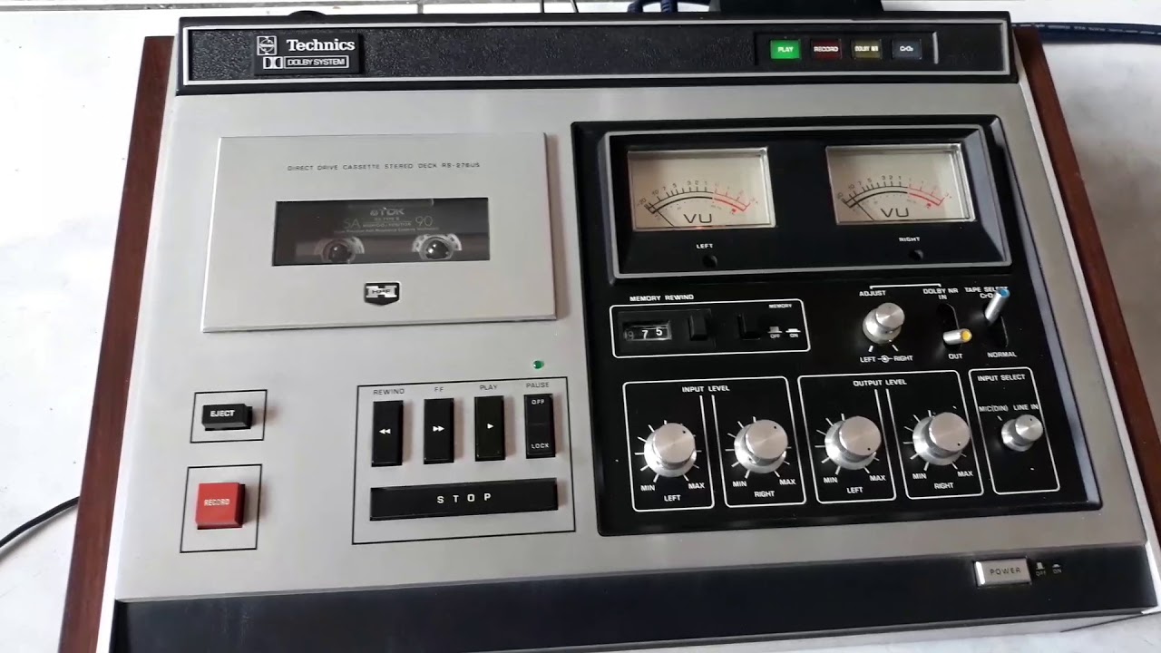 古典Technics RS276US Stereo Cassette Deck國際牌卡式錄音座