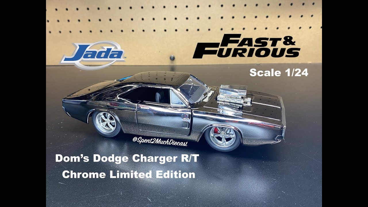 Dom's 1970 Dodge Charger R/T Chrome Limited Edition By Jada | Fast And Furious Diecast Unboxing RARE