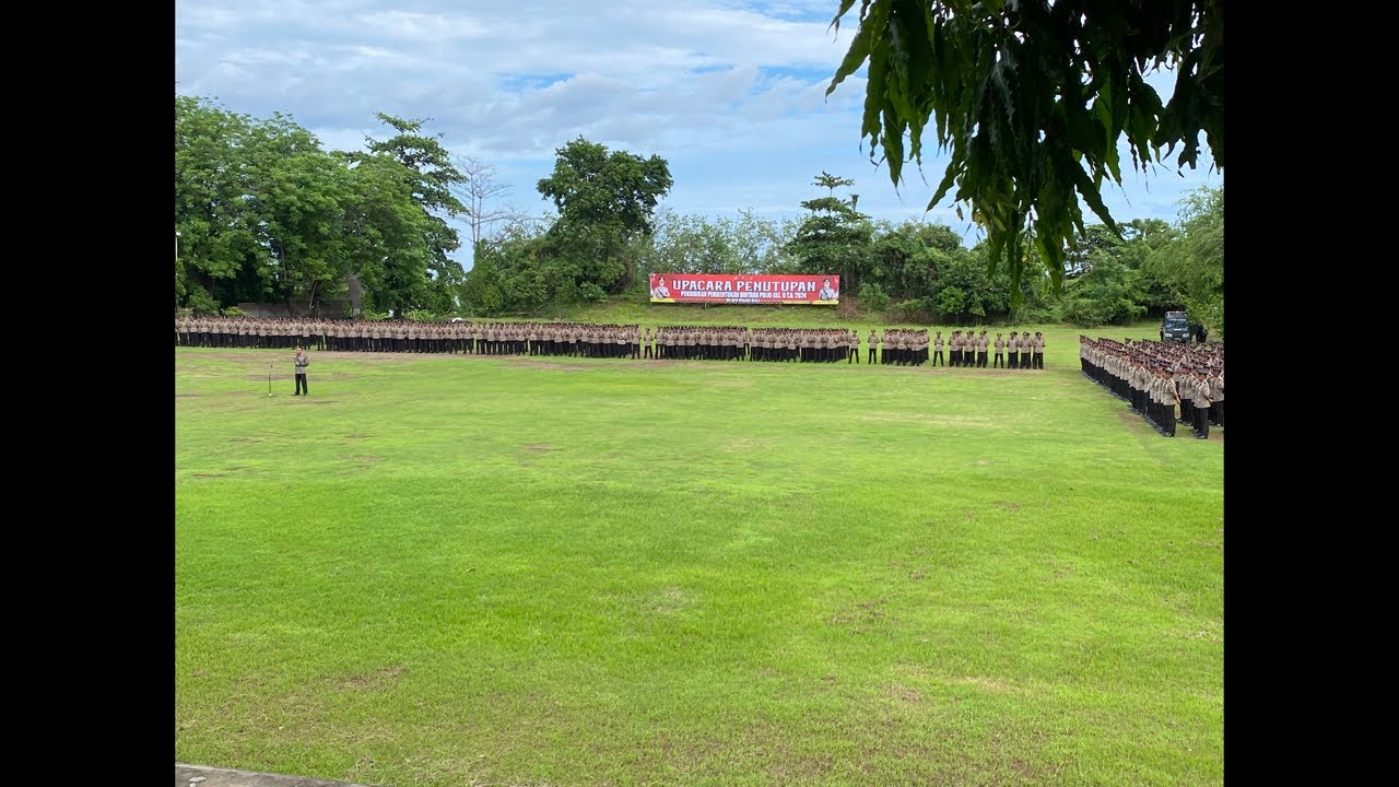 Live Pelantikan Bintara Polri SPN Polda Bali