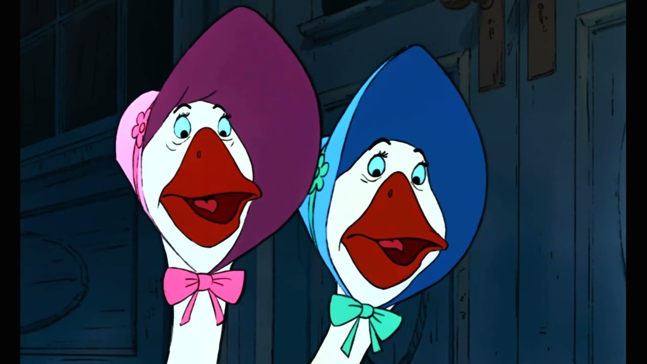 The Aristocats (1970) - Abigail, Amelia Gabble And Uncle Waldo [UHD]