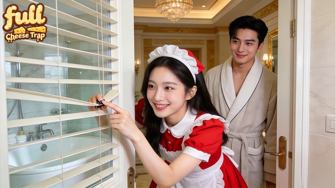 All Girls Act Timid Around CEO—Except the Poor Maid Who Secretly Watches Him Bathe! Love Begins!