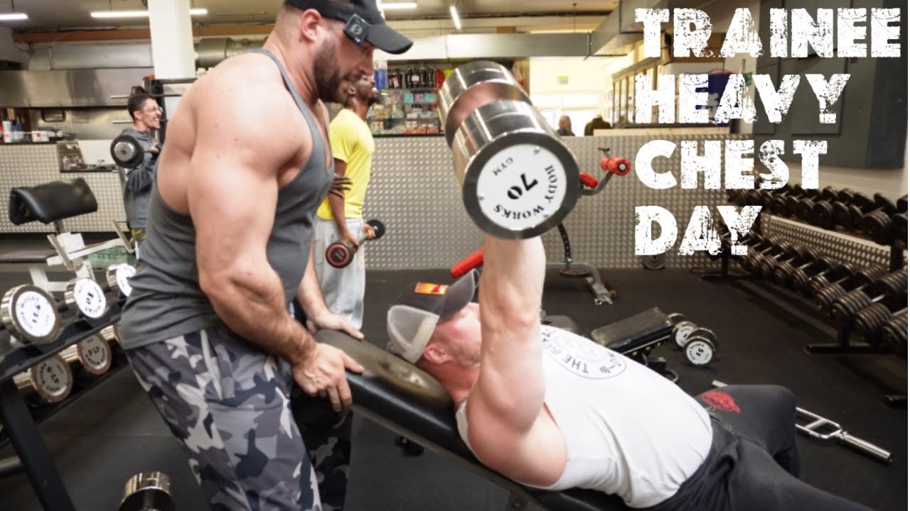 Chest Day Workout with Trainee in Peak Off Season