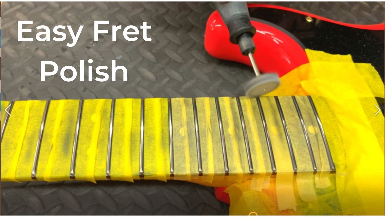 Fender Stratocaster - Fret Polishing With a Dremel