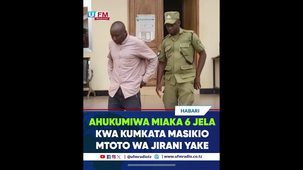 HAMIS AHUKUMIWA MIAKA 6 JELA KWA KUMKATA MASIKIO MTOTO WA JIRANI YAKE