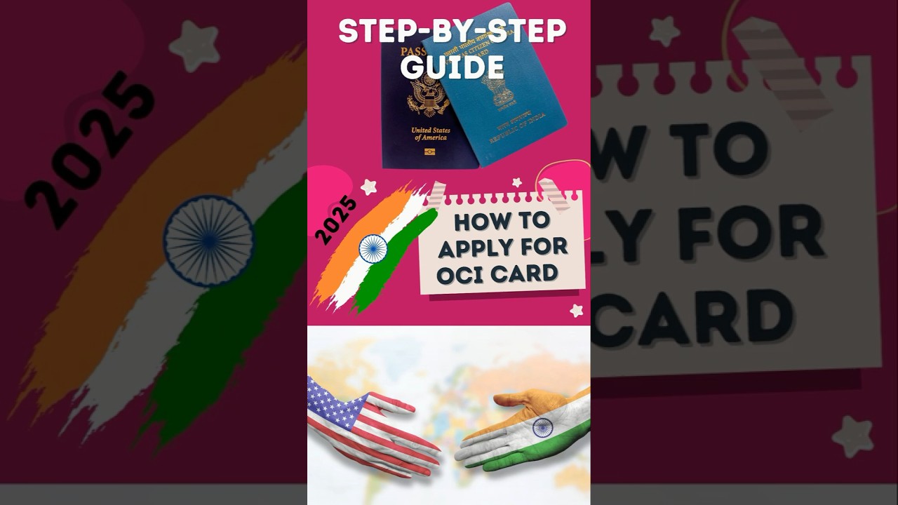 How to Apply for OCI Card &ndash; Step-by-Step Guide #oci #ocicard #india #shorts #short