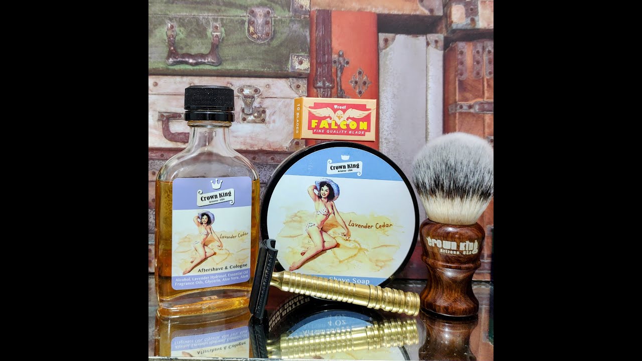Mac Metalworks Slant, PAA Lavender Cedar soap & aftershave