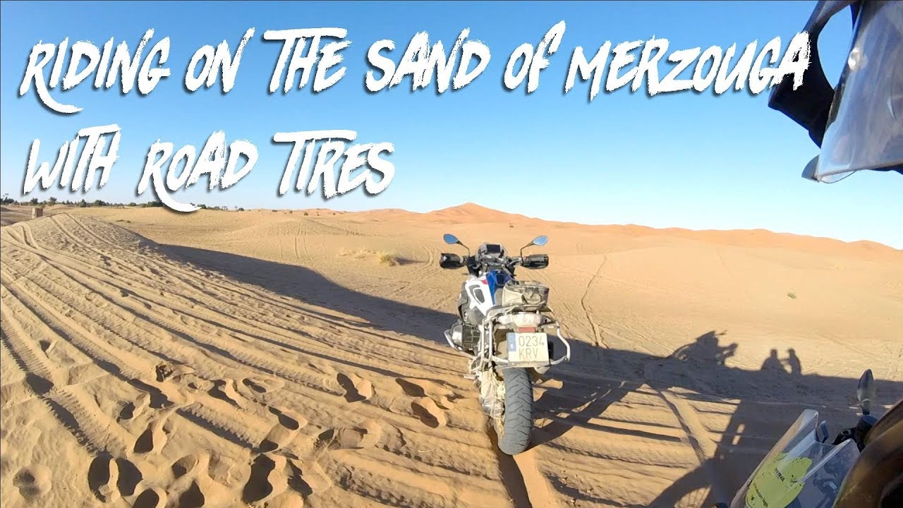 Riding on Sand Dunes with my BMW R 1250 GS HP and road Tires