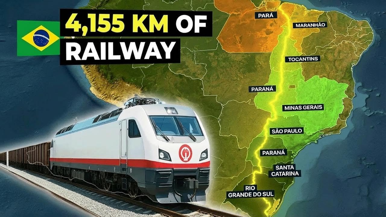 How Building Brazil's Largest Railroad Changed the Country Forever