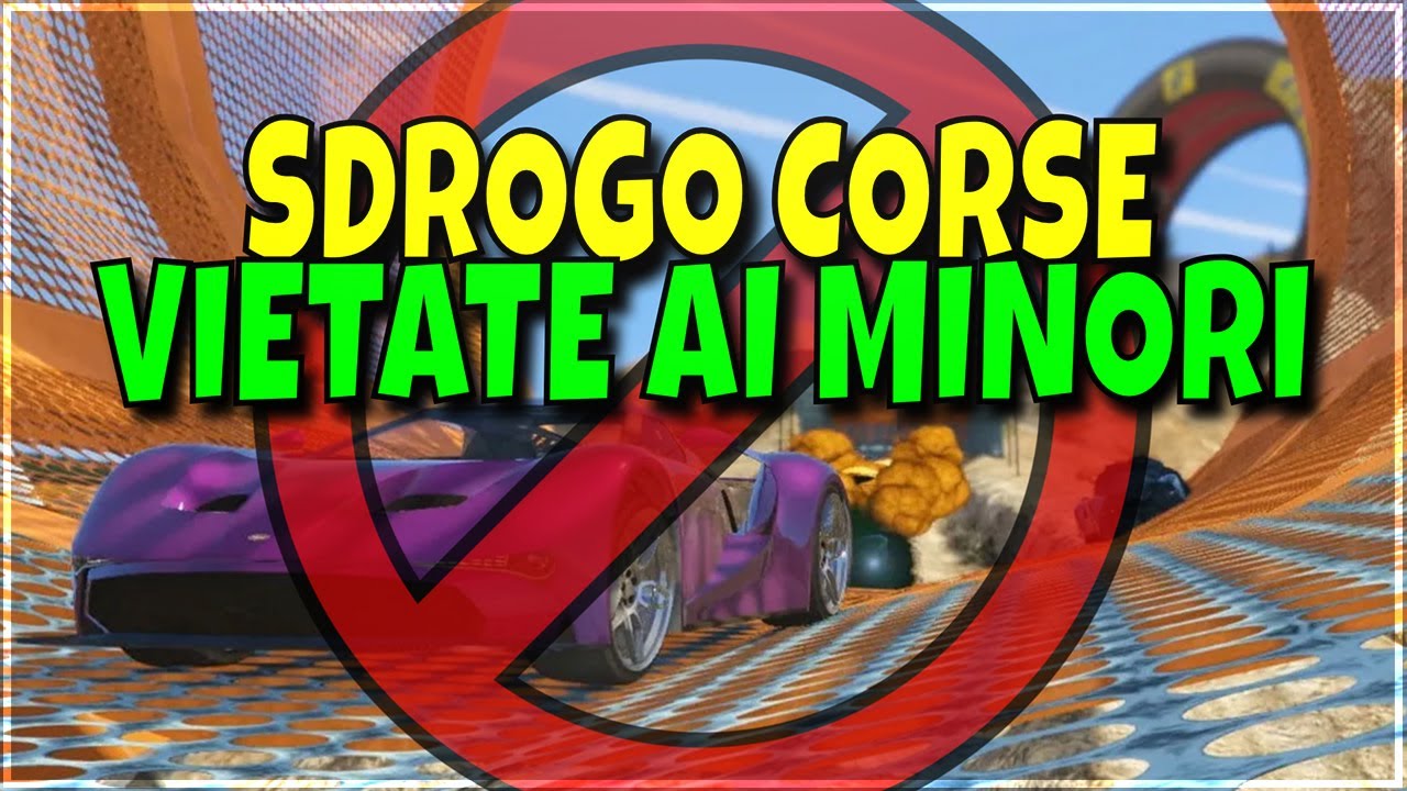 SDROGO CORSE VIETATE AI MINORI