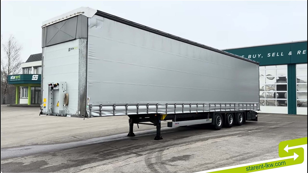 Schmitz Megatrailer Hubdach Liftachse D.C. 9.5 &ndash; Zertifikat TR26100 www.starent-lkw.com