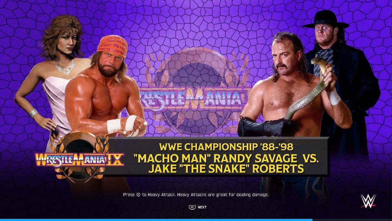 Macho Man Randy Savage Vs Jake The Snake Roberts