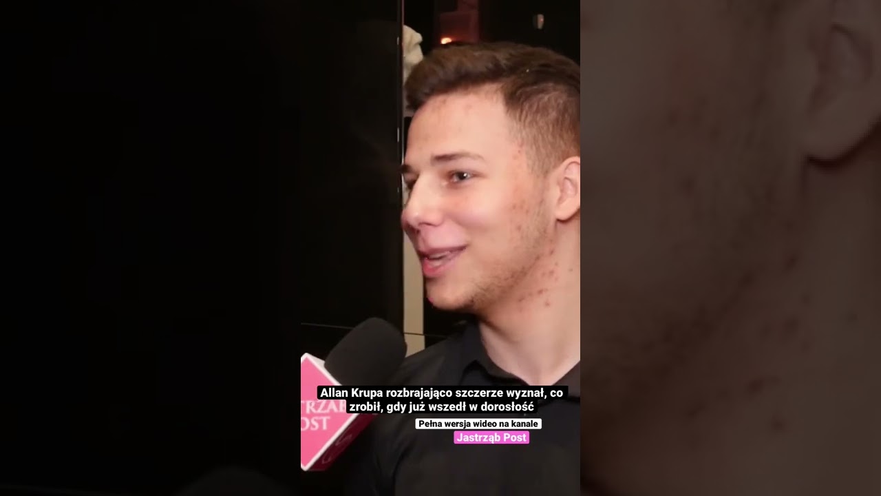 Allan Krupa rozbrajająco szczerze wyznał, co zrobił, gdy już wszedł w dorosłość #shorts