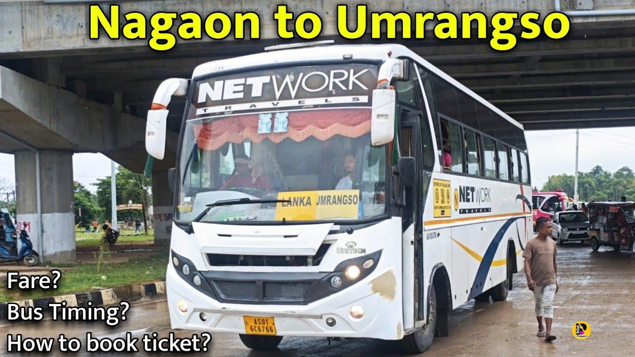 Nagaon to Umrangso Bus Journey via Lanka Town | Dima Hasao | Network Travels
