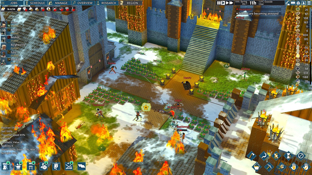 Going Medieval PC Settings & Controls