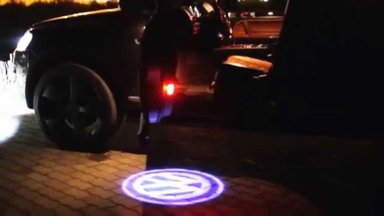 LED Car laser projector - Лазерная проекция автомобиля с подсветкой VW | LedAuto.by