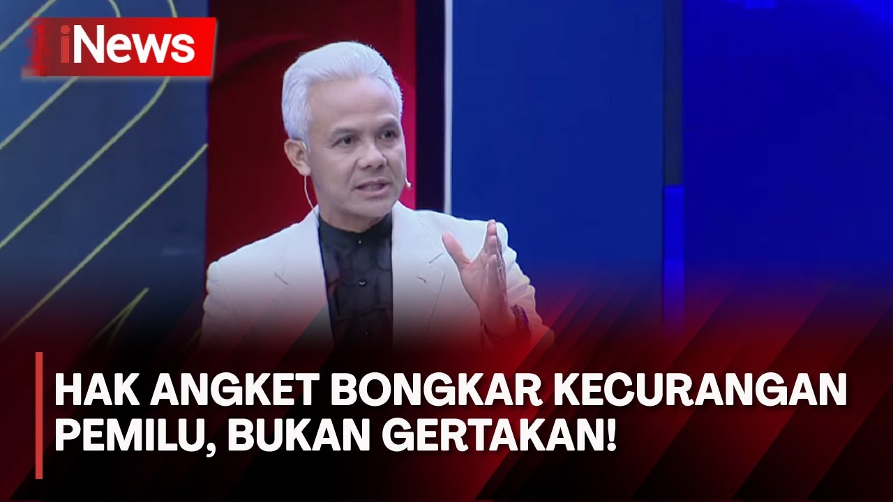Ganjar: Hak Angket Bongkar Kecurangan Pemilu, Bukan Gertakan! - iNews Prime 27/02