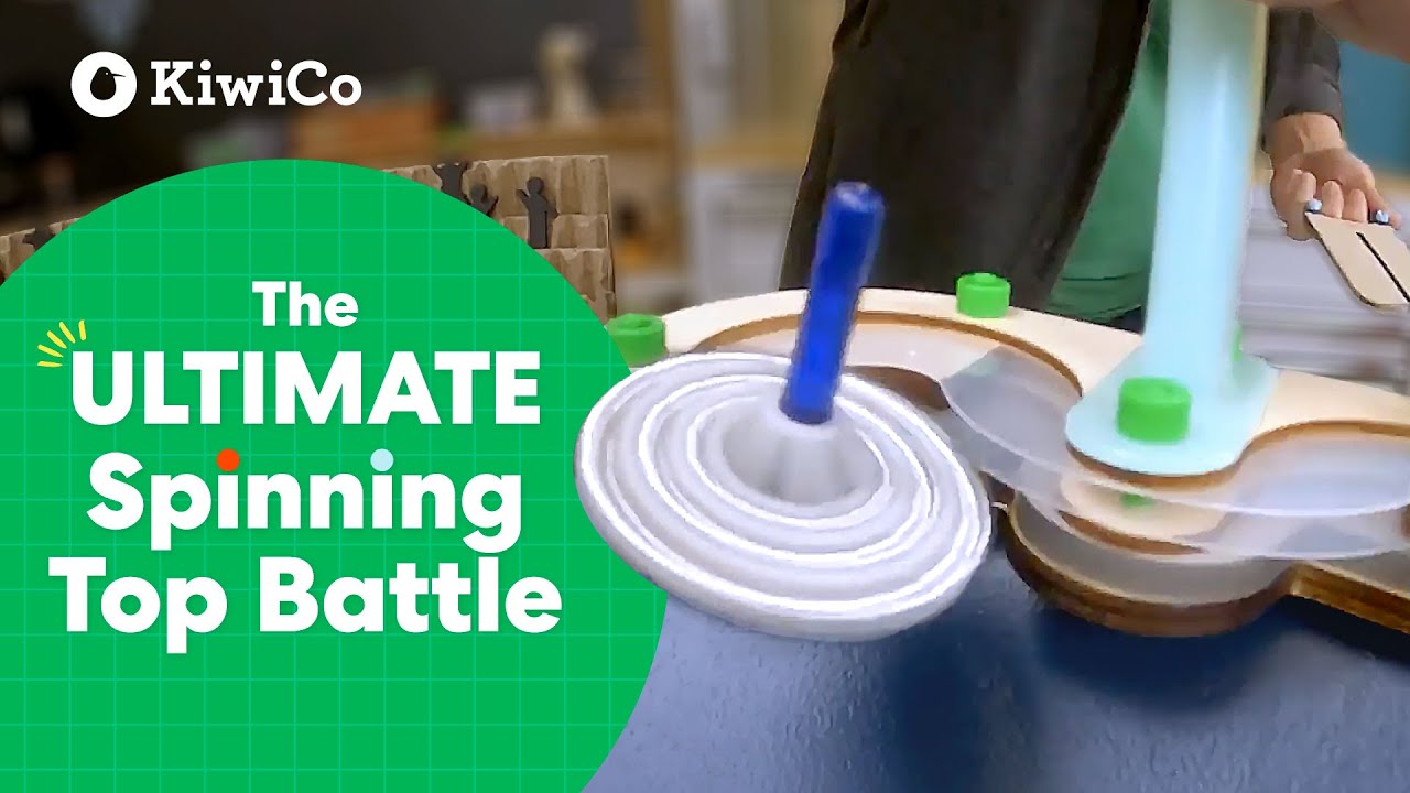 The Ultimate Spinning Top Battle | KiwiCo