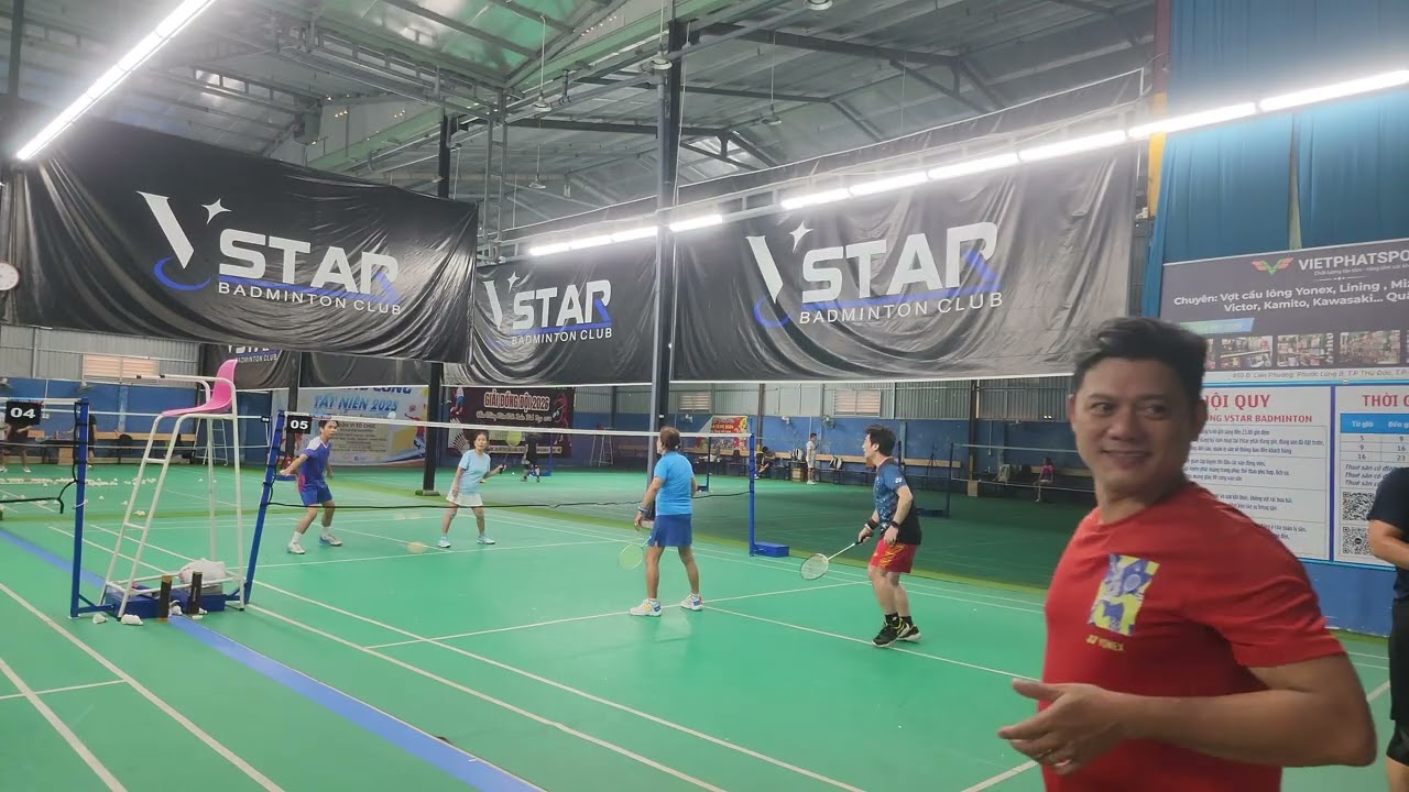 1803 Mix [CLVK ]🤾‍♂️ GUN / C Lý🏸 C Điệp / Hòa - HAPTHY Badminton - Sân Cầu lông Vstar