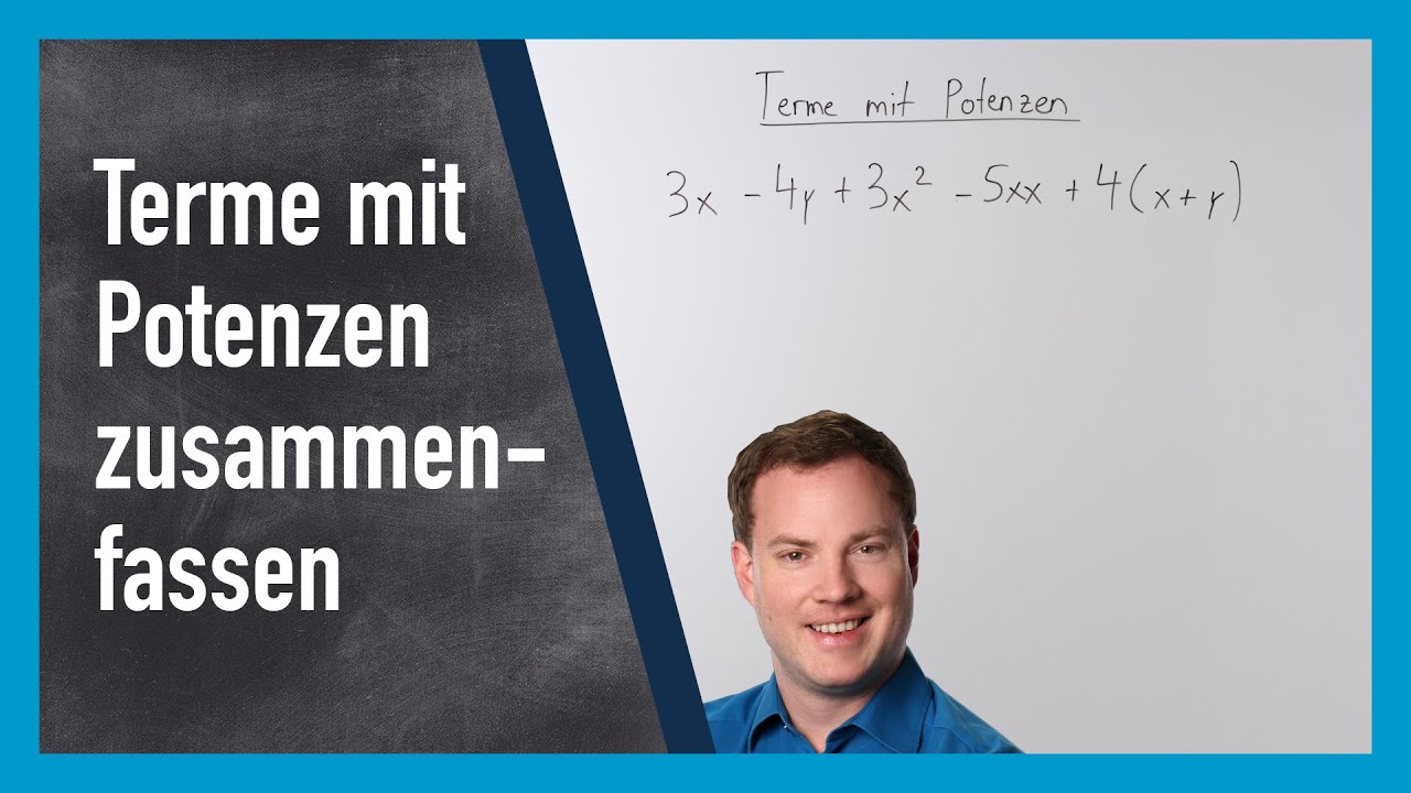 Terme mit Potenzen vereinfachen (zusammenfassen)
