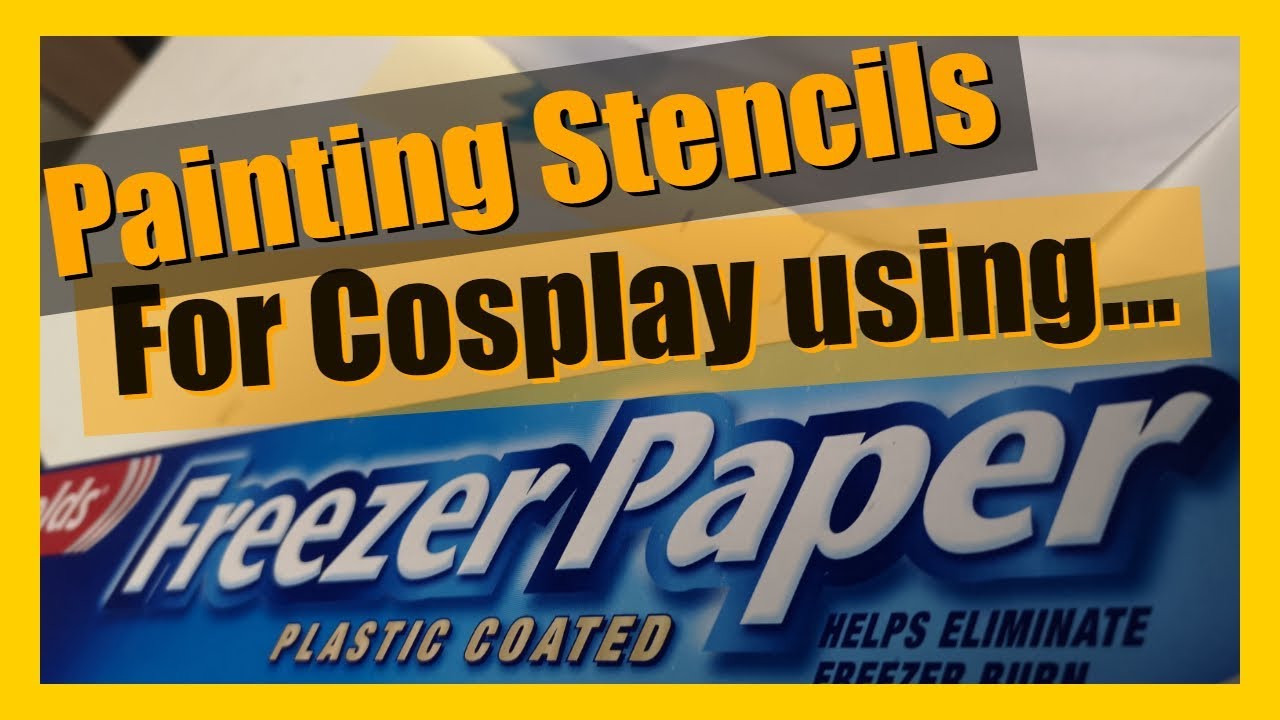 Foam Armor Cosplay tutorial: Stencils for cosplay painting