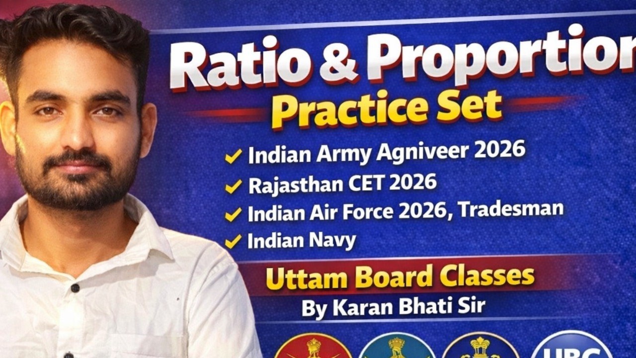 Agniveer Batch 2026 Practice Set | Defence Exams | By Karan Bhati Sir