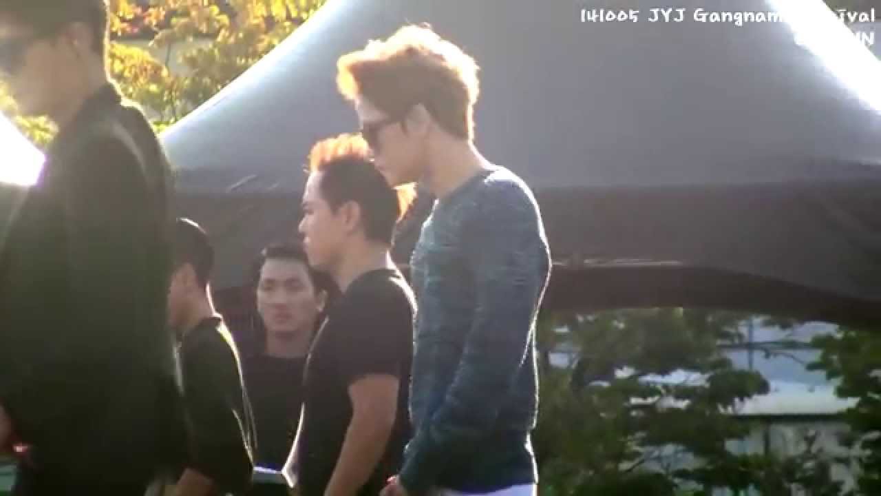 141005 JYJ 강남한류 콘서트 리허설 - Empty 재중(Jaejoong)