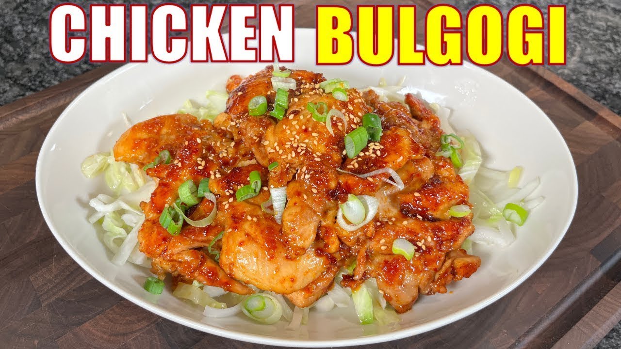 How to Make DELICIOUS Korean Chicken Bulgogi at Home 🤩😘