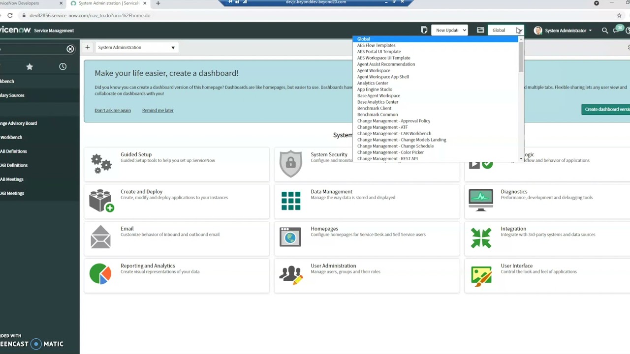 Cherwell Views and ServiceNow Application: Brief Overview and Troubleshooting
