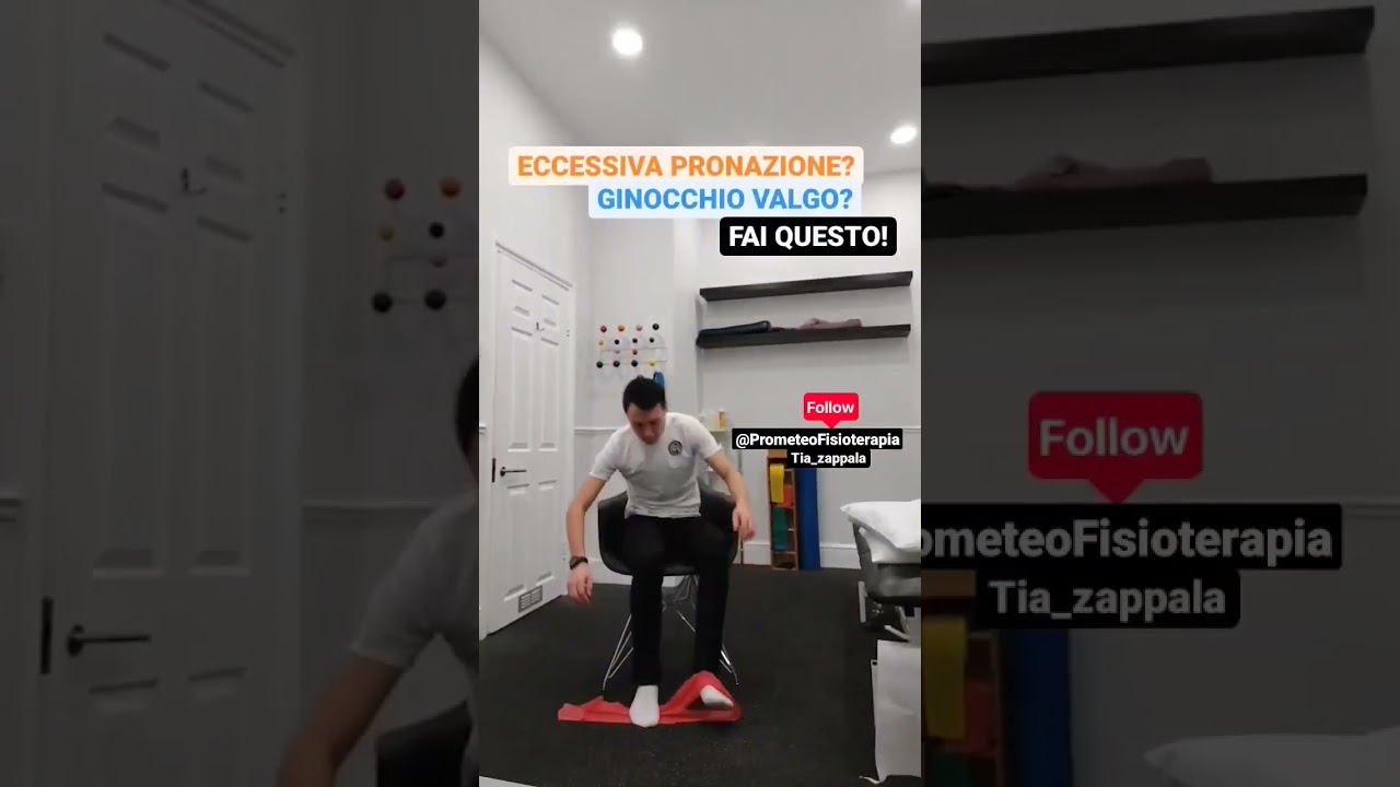PIEDE PRONATO? GINOCCHIO VALGO? Usa resistenza che affatica il piede in 10-15 ripetizioni. 3-4 serie